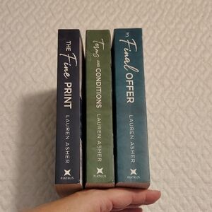 Book Set - The Fine Print, Terms and Conditions, Final Offer Lauren Asher
